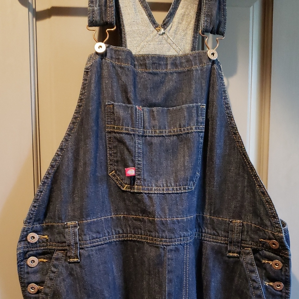 Dickies Blue Denim Women's Overalls